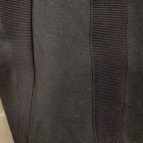 7 For All Mankind Black Bodycon Dress Size Medium - Picture 3 of 10